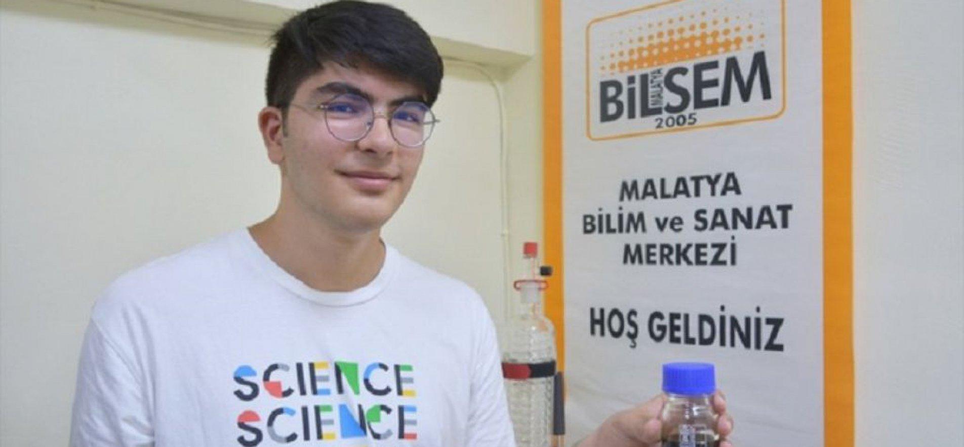 HIGHS SCHOOL STUDENT FROM MALATYA WON THE FIRST PRIZE IN SCIENCE AND ENGINEERING CONTEST IN THE USA