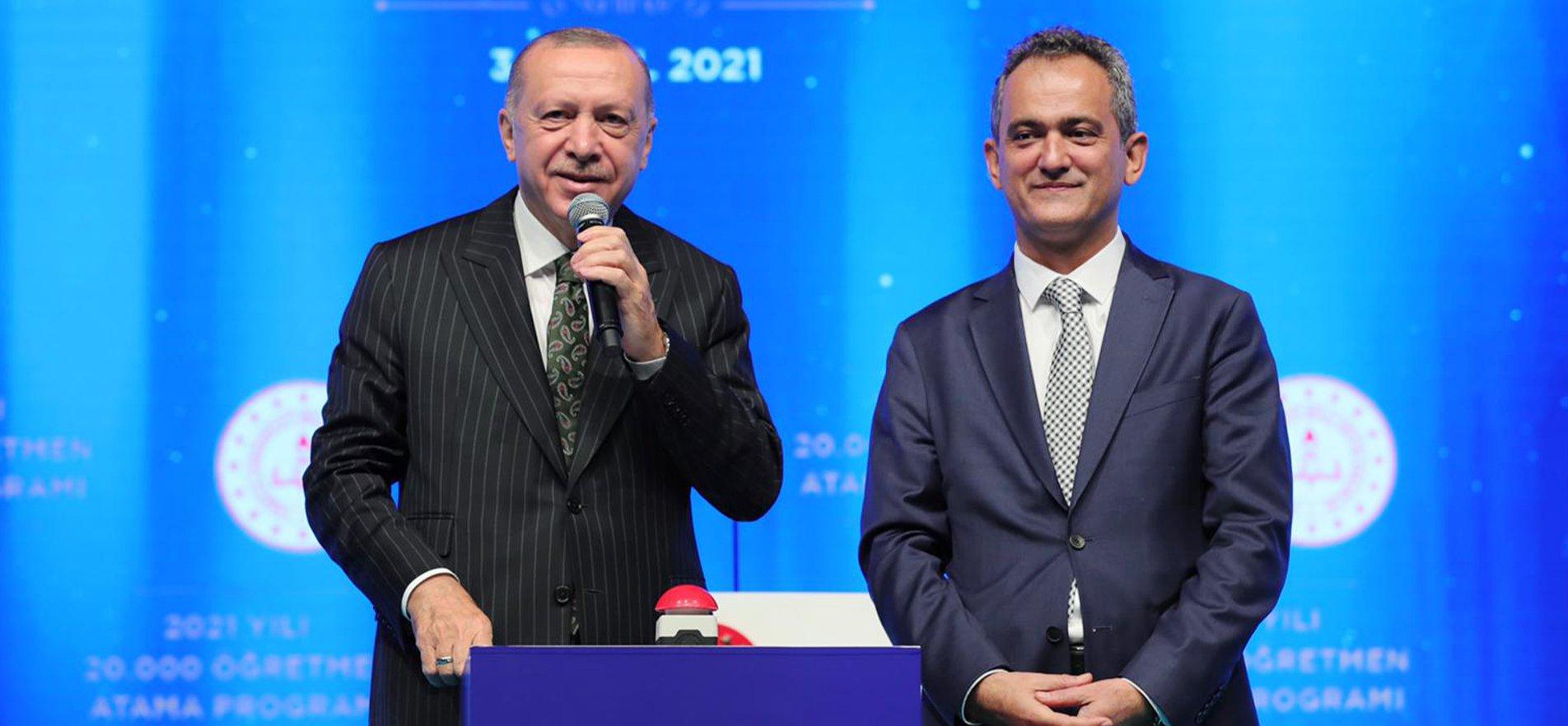 20 THOUSAND TEACHERS APPOINTED IN A CEREMONY PARTICIPATED BY PRESIDENT ERDOĞAN