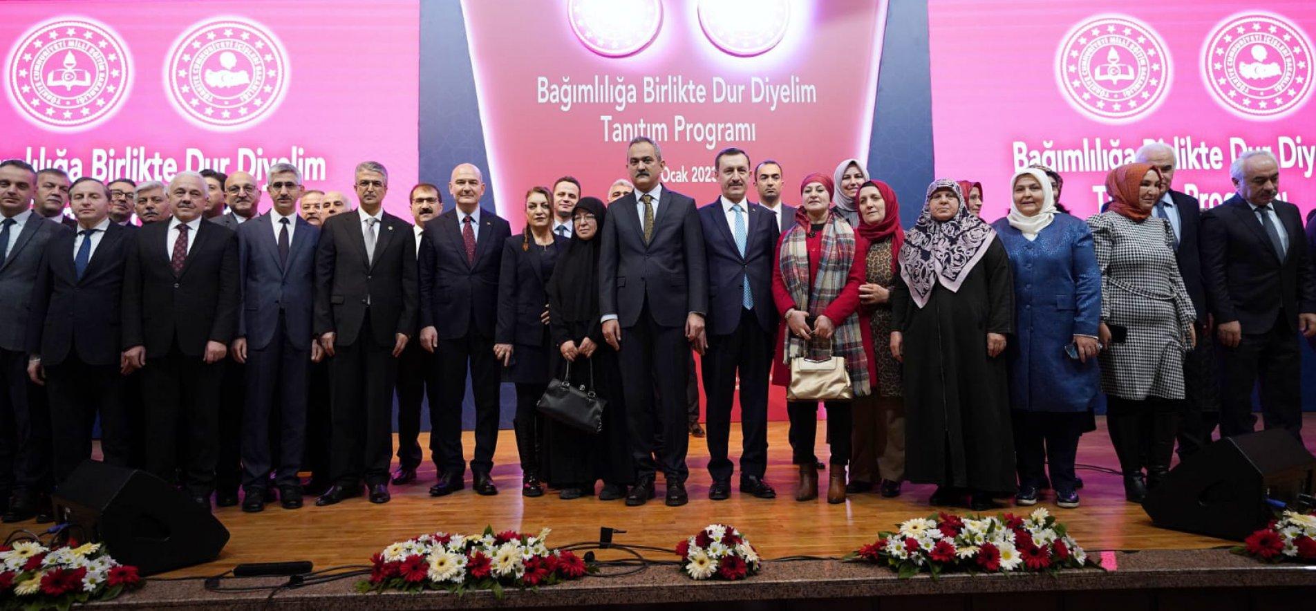 MINISTRY OF NATIONAL EDUCATION AND MINISTRY OF INTERIOR SAY STOP TO ADDICTION TOGETHER