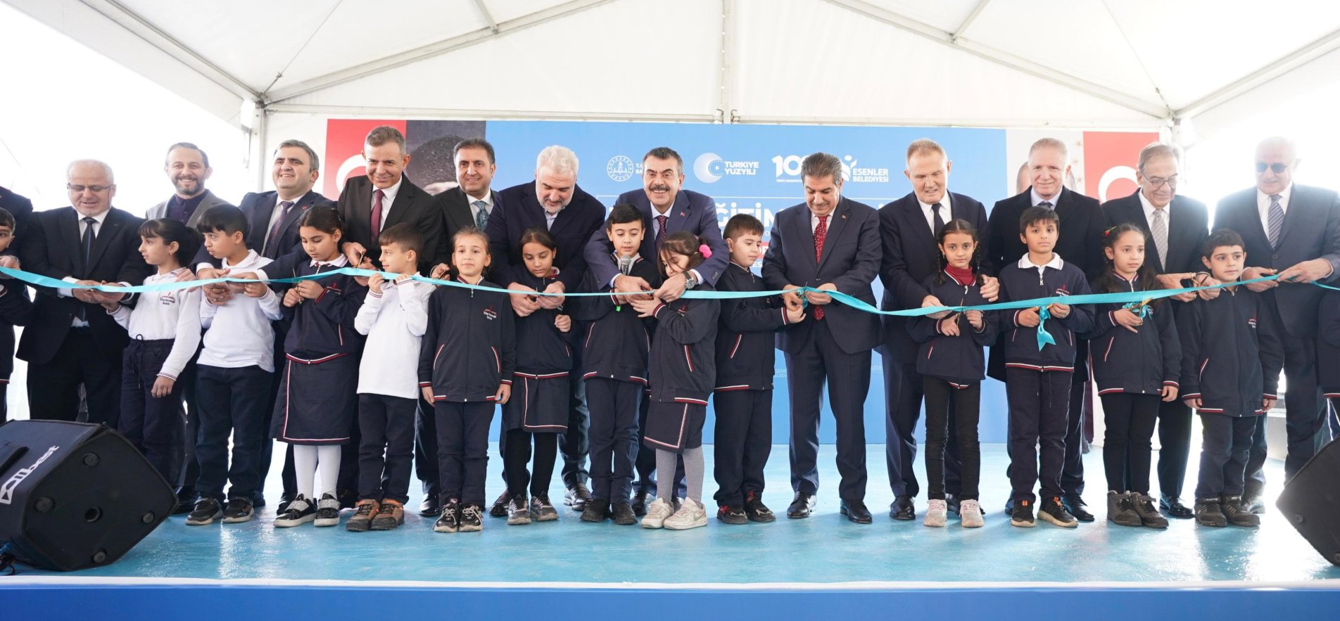 MINISTER TEKİN ATTENDS THE MASS OPENING CEREMONY OF THE EDUCATION FACILITIES IN ESENLER